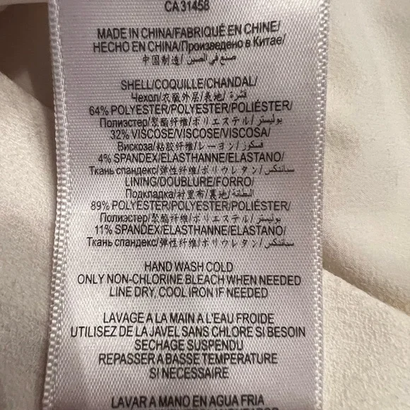 BCBG MAXAZRIA Off White dress midi dress Sz10 - Picture 14 of 14